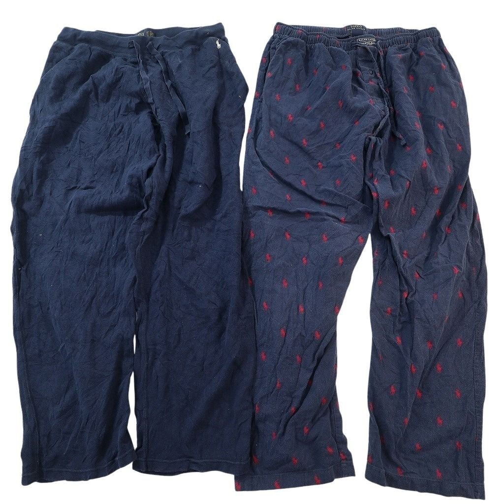  古着卸 まとめ売り ラルフローレン パジャマパンツ セット メンズ L |XL チェック カモ柄 ストライプ 古着 ND 3580 その他 メンズ
