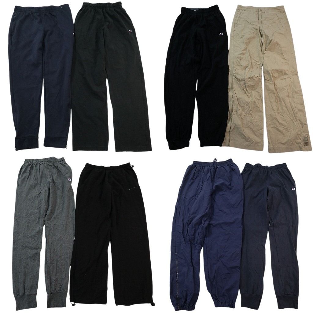古着卸 まとめ売り ブランドMIX パンツ セット メンズ S |M |L チャンピオン LOTTO ブラック ネイビー 古着 ND 3579