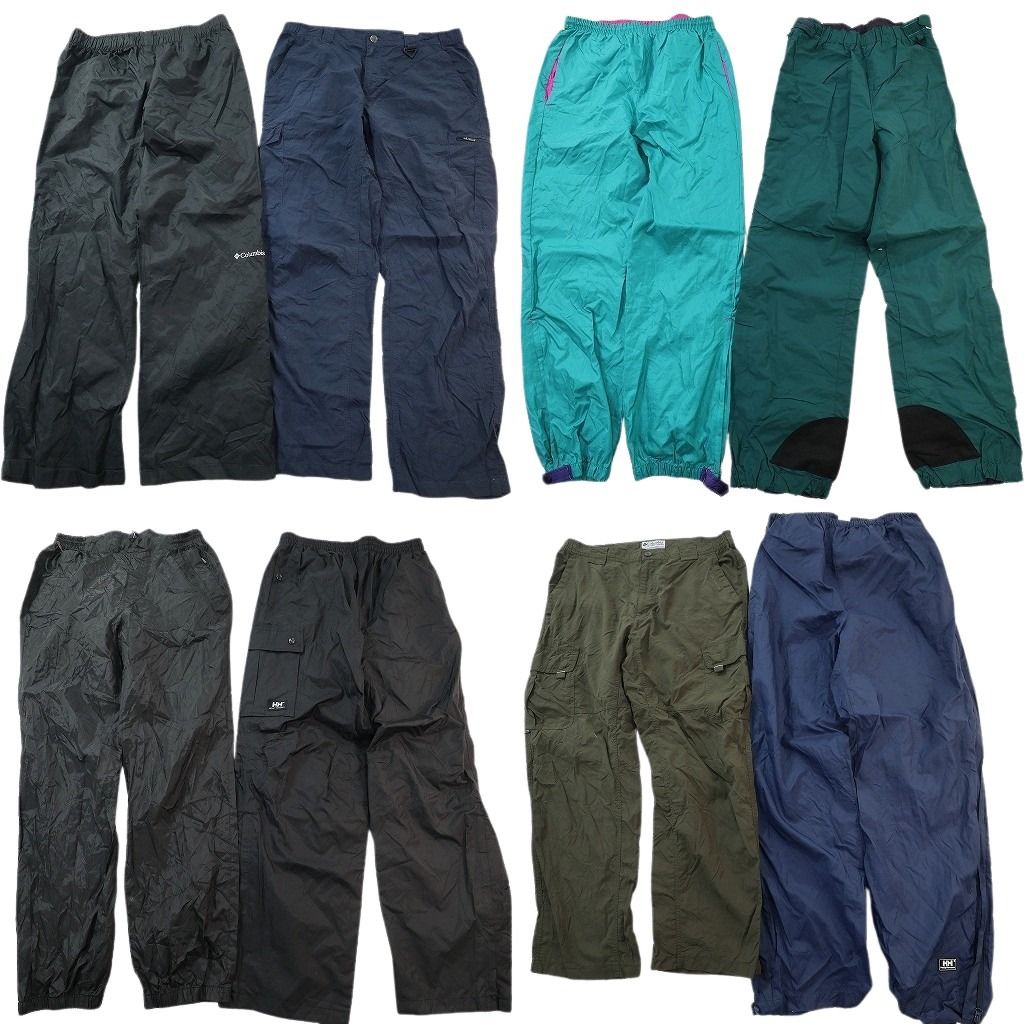 古着卸 まとめ売り アウトドアブランドMIX ウインドブレーカー パンツ セット メンズ M |L |36 コロンビア 80’s~ 古着 ND 3561