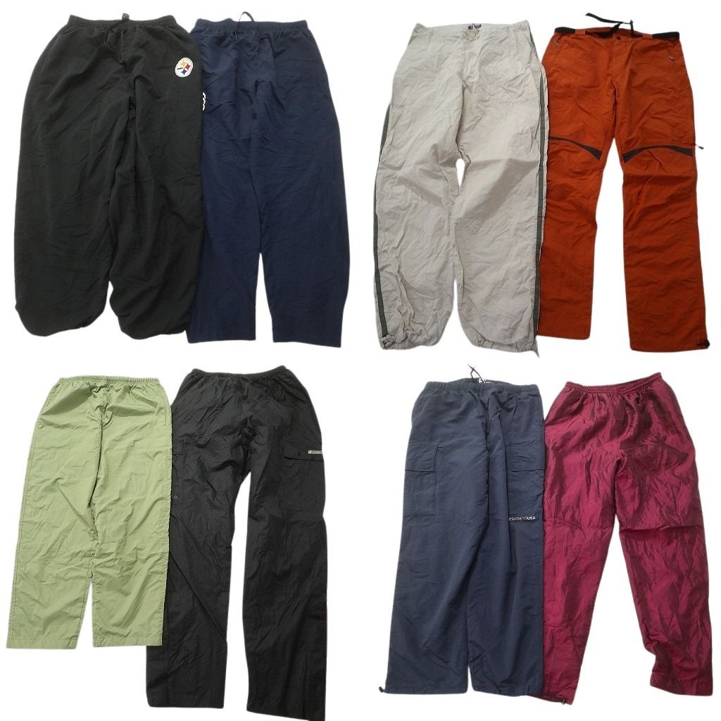STEAF スティーフ パンツ（その他） メンズ 【古着】【中古】 古着卸 まとめ売り ナイロン パンツ 8枚セット (メンズ XL /2XL