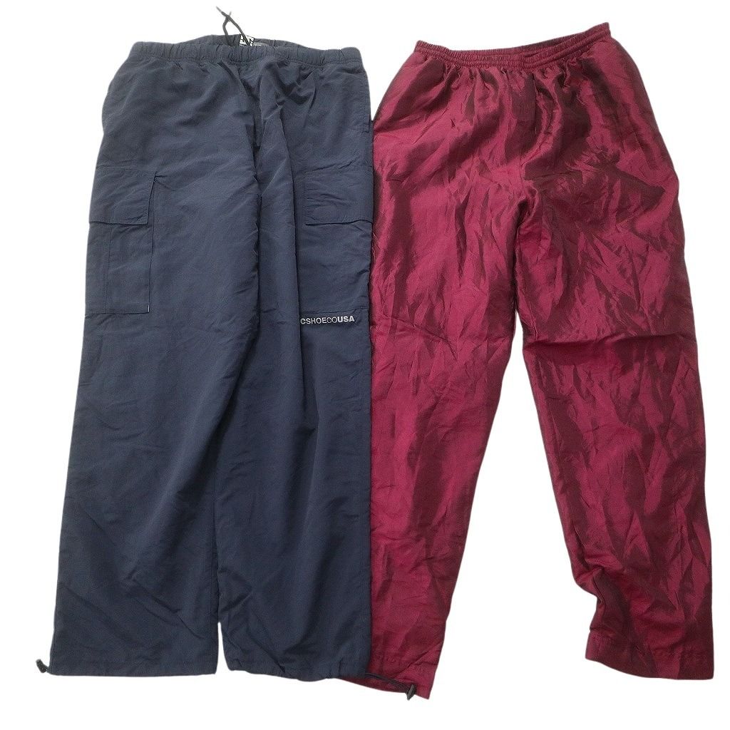 古着卸 まとめ売り ナイロン パンツ 8枚セット (メンズ XL /2XL