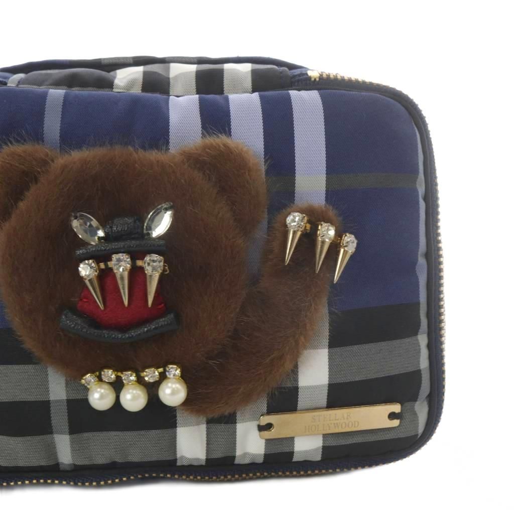 DEMODEE デモデ ステラハリウッド ベアポーチ SAKAN LES YEUX 紺