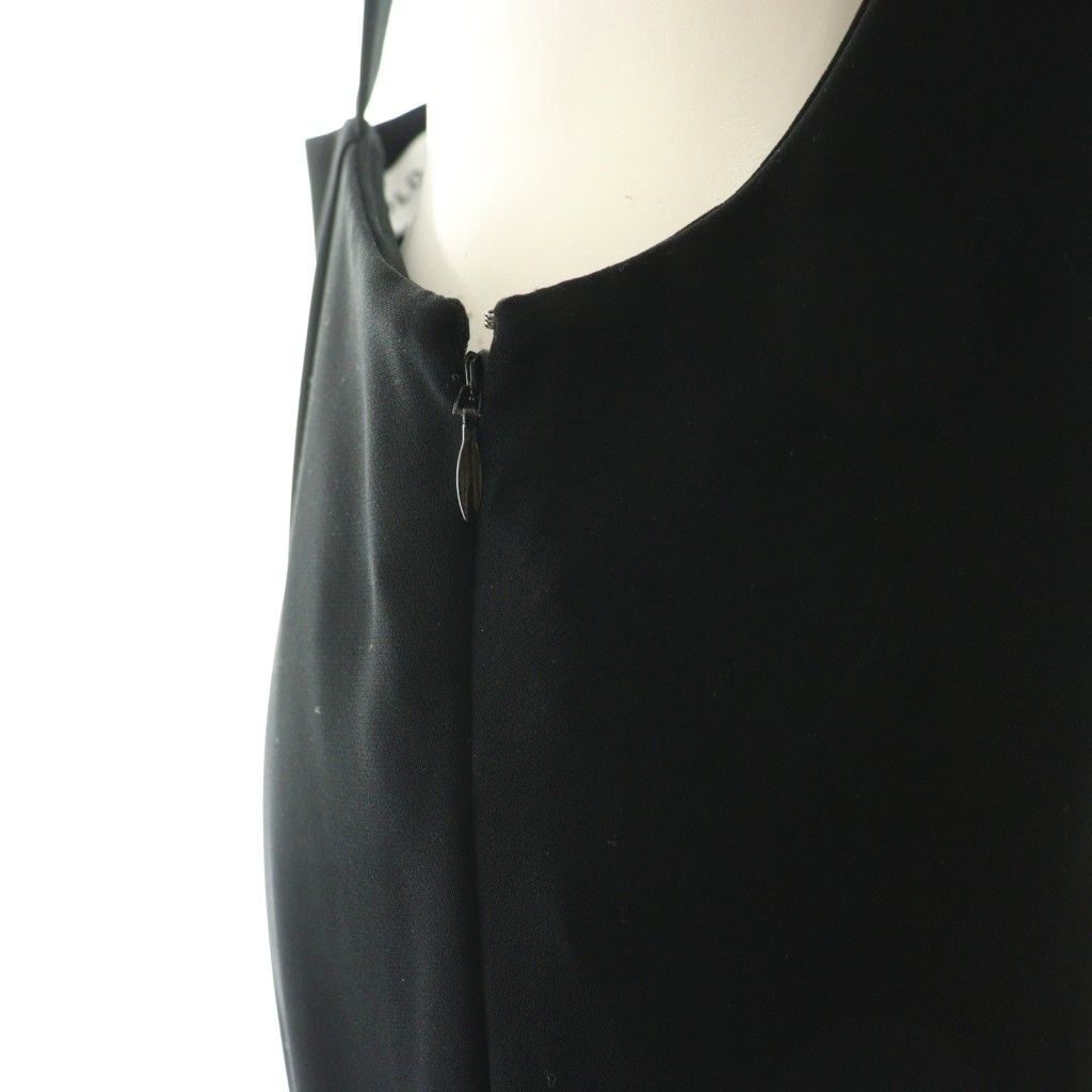 エンフォルド ENFOLD ダブルサテン サロペットDRESS ドレス ワンピース