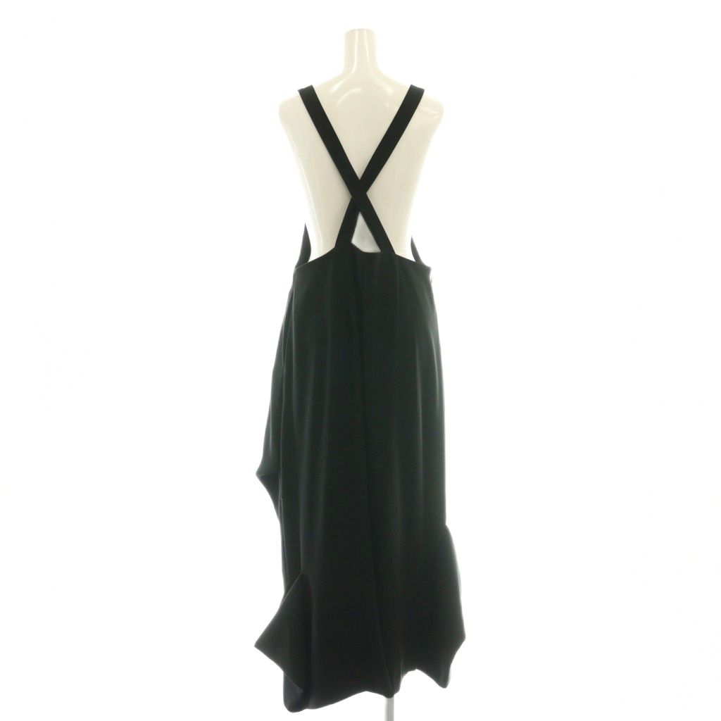 エンフォルド ENFOLD ダブルサテン サロペットDRESS ドレス ワンピース
