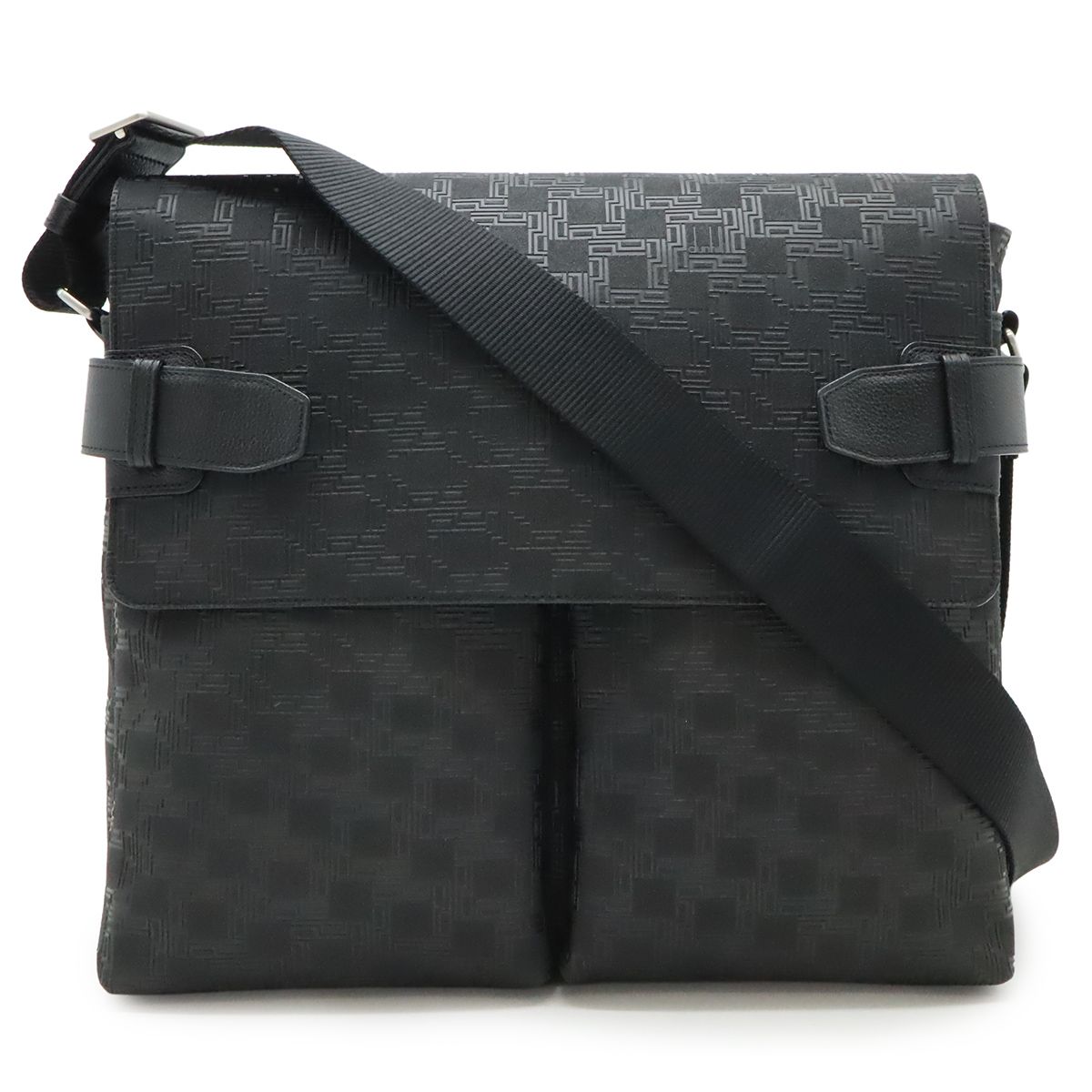極美品dunhill ダンヒルD-EIGHT / D8ショルダーボディ バック メンズ
