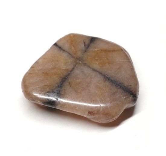 キャストライト タンブル 29mm (11g) 十字石 鉱物標本 コレクション