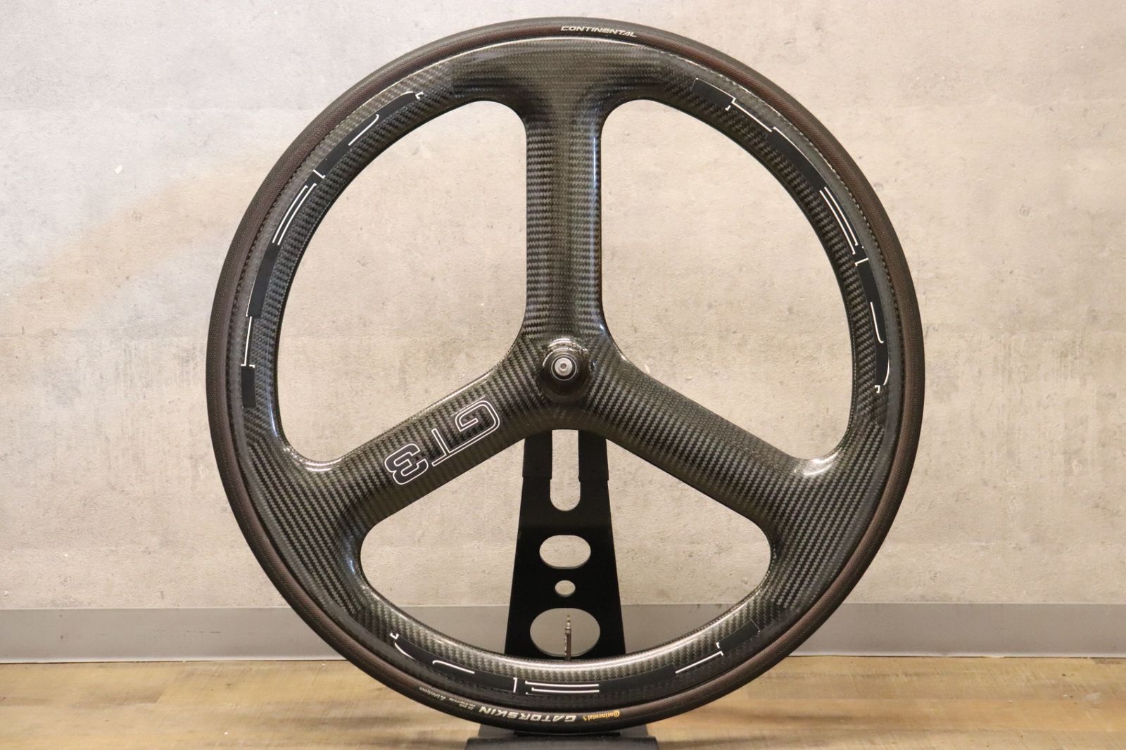 ヘッド HED GT3 カーボン チューブラー フロントのみ バトンホイール