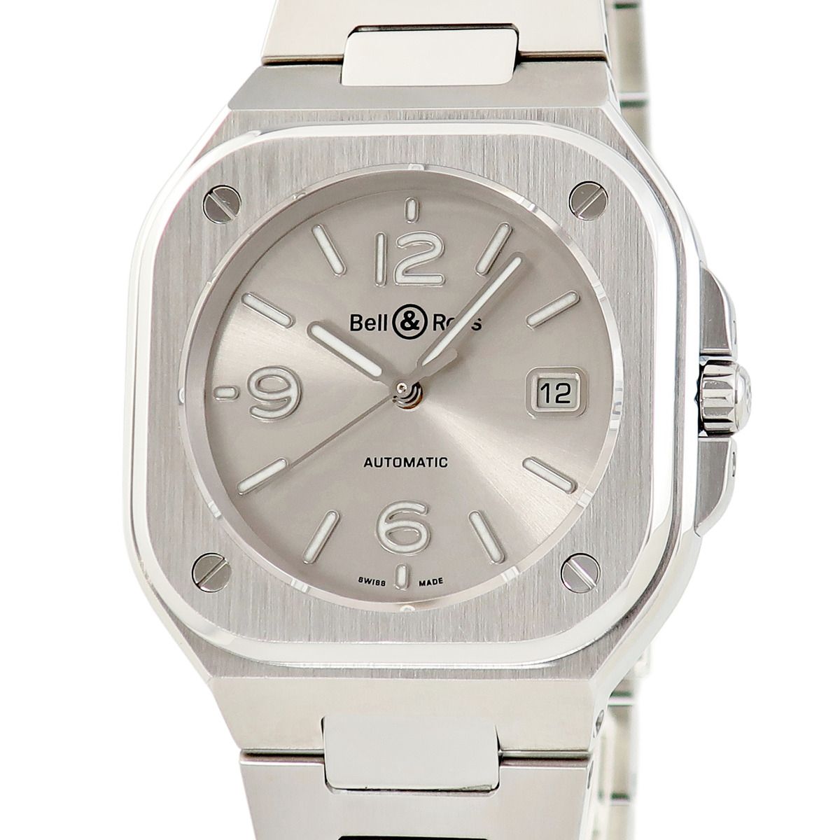 ベル ロス 腕時計 BR05A GR ST SST 鑑定済み ブランド