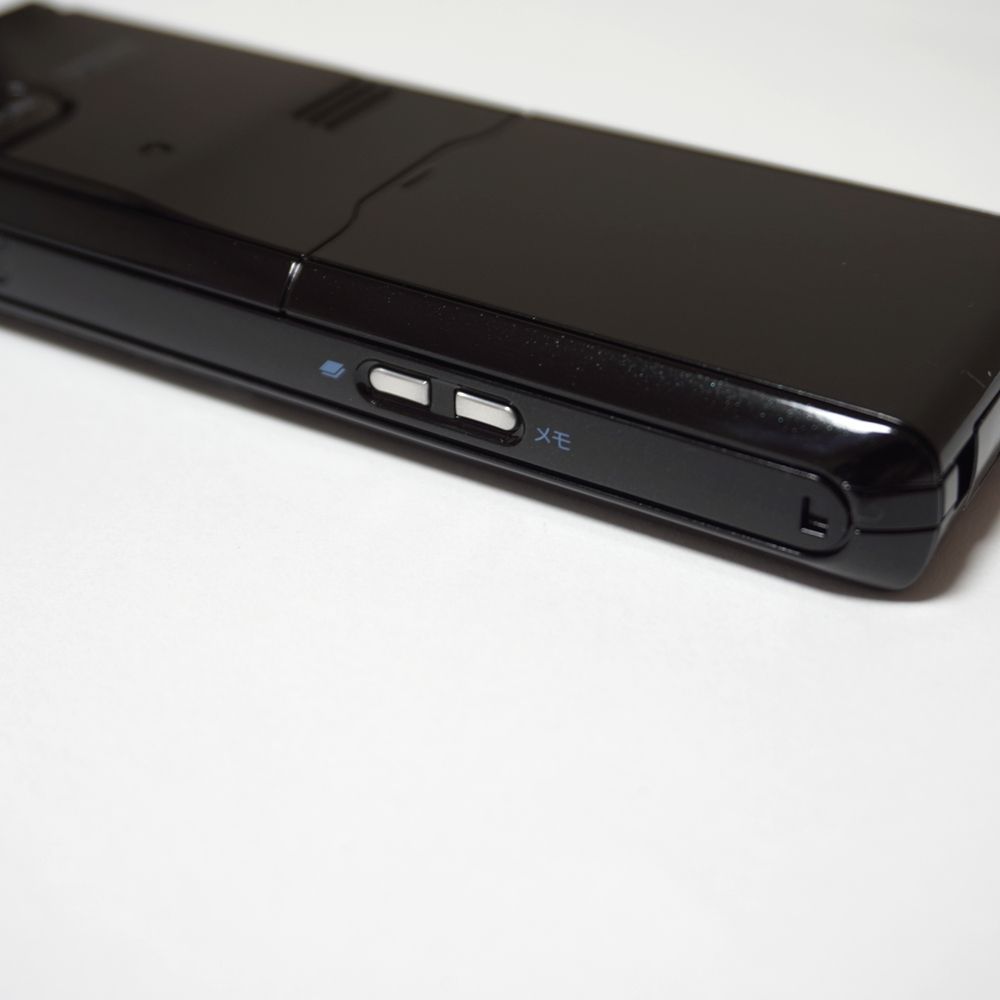 画面 初期保護フィルム付き】美品 激レア docomo FOMA D702iBCL BLACK