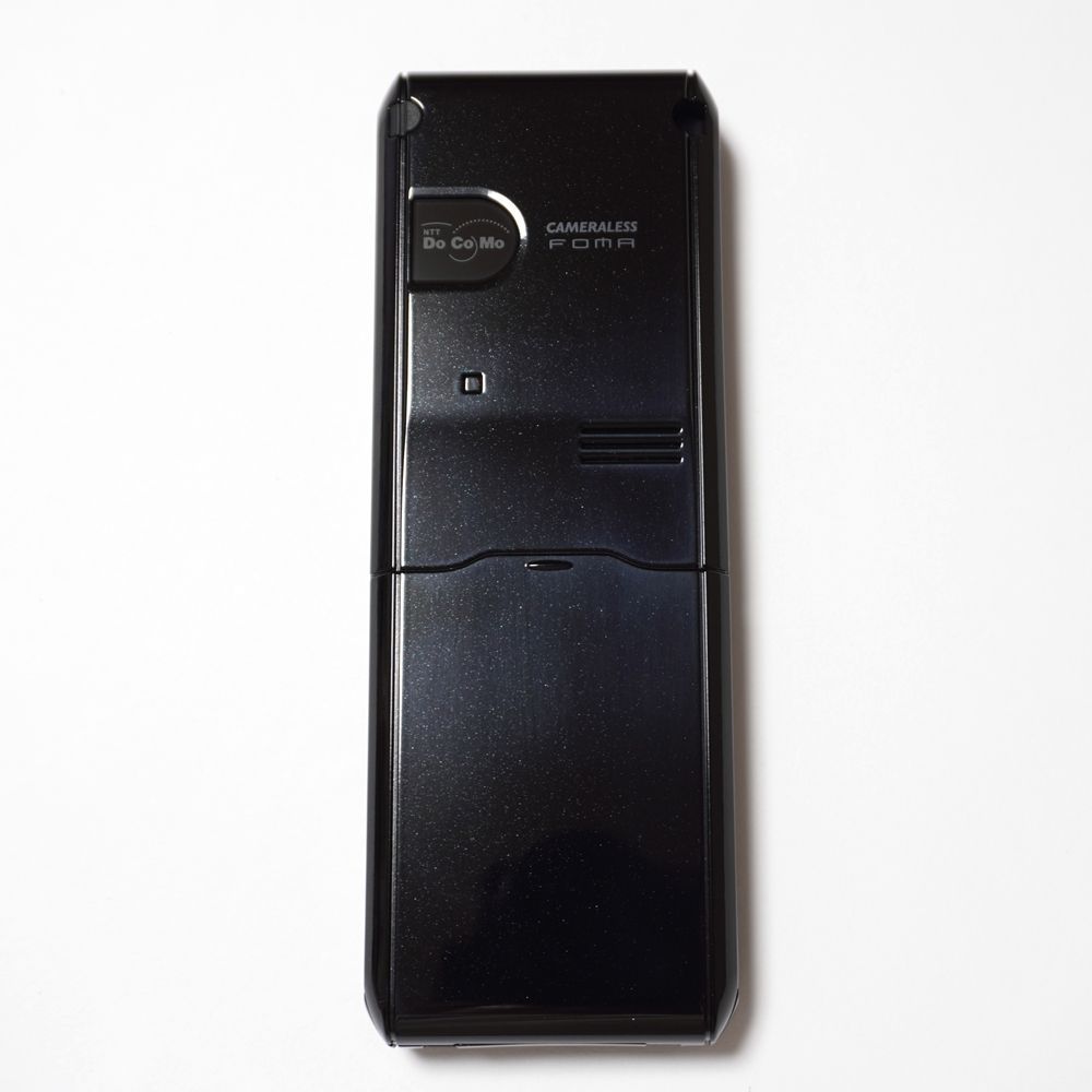 画面 初期保護フィルム付き】美品 激レア docomo FOMA D702iBCL BLACK