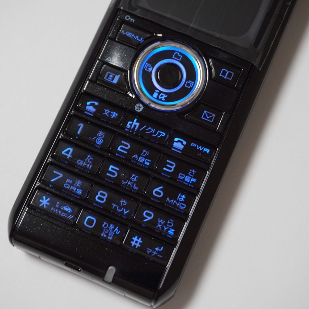画面 初期保護フィルム付き】美品 激レア docomo FOMA D702iBCL BLACK