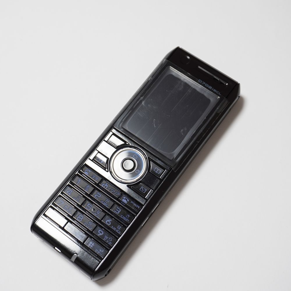 画面 初期保護フィルム付き】美品 激レア docomo FOMA D702iBCL BLACK