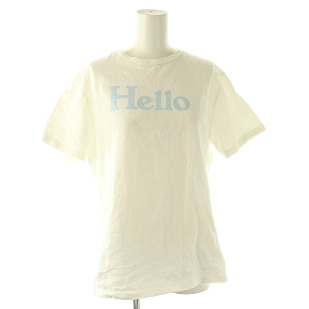 マディソンブルー MADISONBLUE 24SS HPS別注 HELLO CREW NECK TEE T