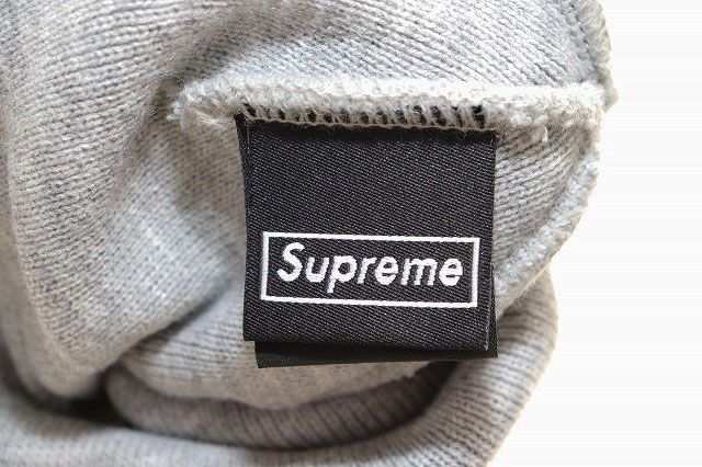 【中古】シュプリーム SUPREME 18AW NEW ERA BOX LOGO BEANIE GREY ニューエラ ボックス ロゴ ☆AA★▲■251003 シュプリーム SUPREME 18AW NEW ERA BOX LOGO BEANIE GREY ニューエラ