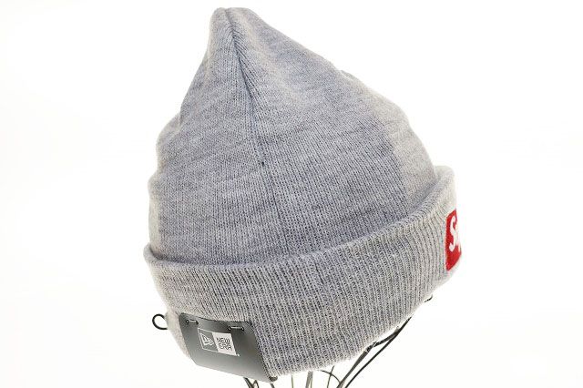 シュプリーム SUPREME 18AW NEW ERA BOX LOGO BEANIE GREY ニューエラ