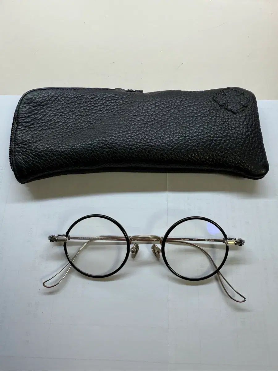 ほぼ |ブランド メガネ CHROME HEARTS クロムハーツ シナーガズム ブラック-シルバー