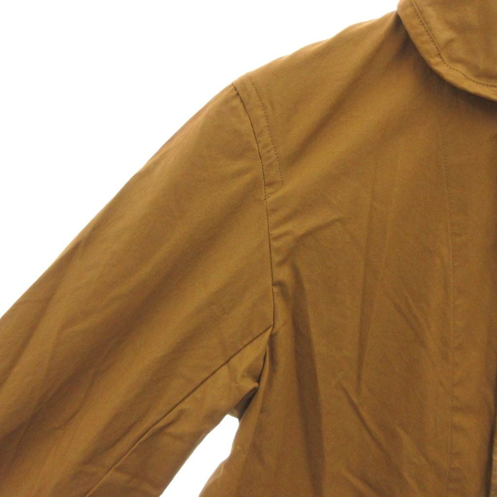 ダントン DANTON 19SS シャツジャケット カバーオール 36 茶 ブラウン