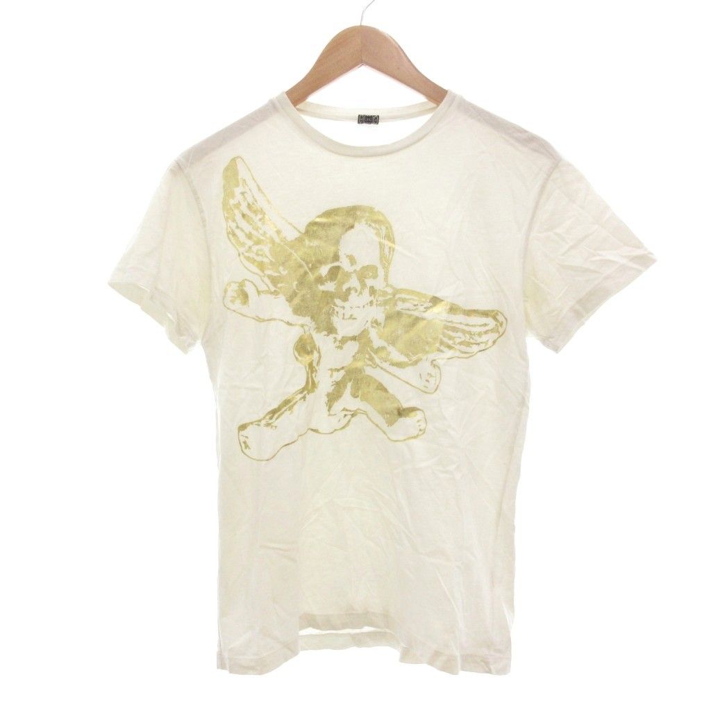 クロムハーツ CHROME HEARTS FOTI フォティ Tシャツ スカルモチーフ 半袖 P 白 ホワイト |UO GY 18