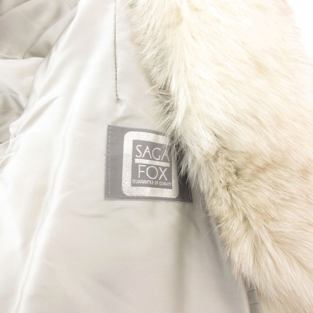 サガフォックス SAGA FOX 銀サガ ファーコート 毛皮 フォックス ミドル