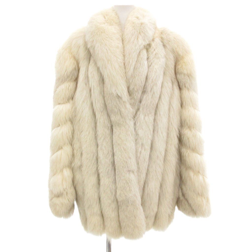 サガフォックス SAGA FOX 銀サガ ファーコート 毛皮 フォックス ミドル