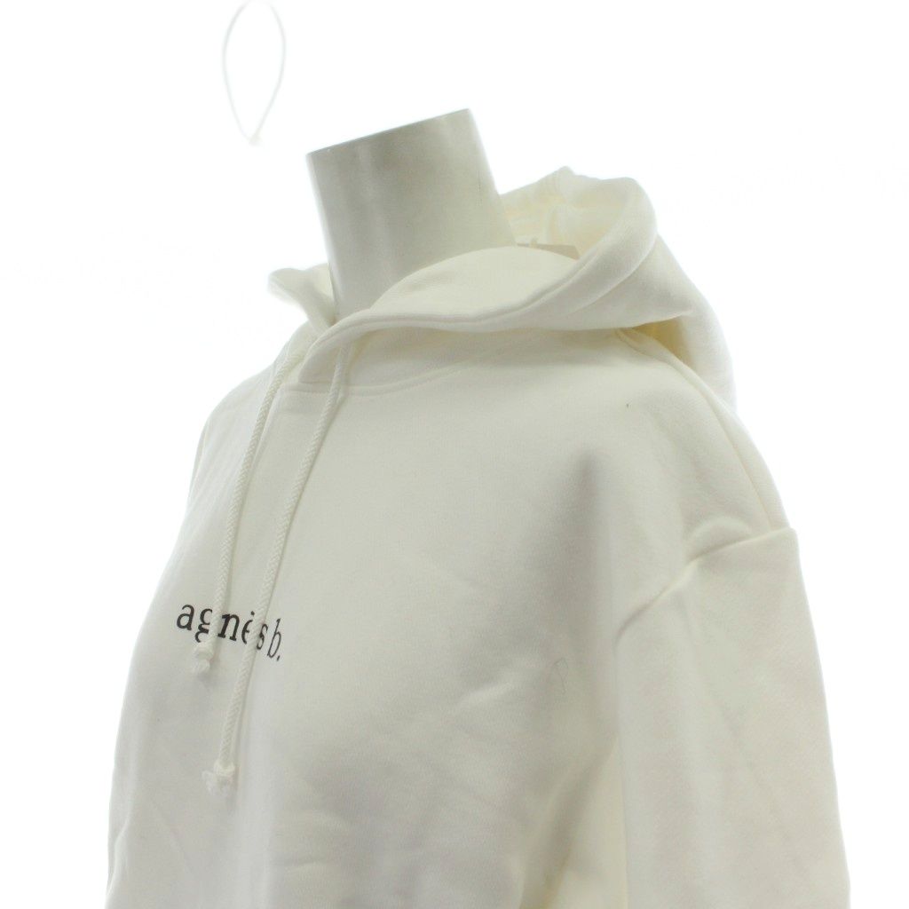 未使用　アニエスベー アダムエロペ　コラボ　ロゴフーディ　スウェット　トレーナー アニエスベー agnes b. アダムエロペ 20SS ロゴスウェットフーディー