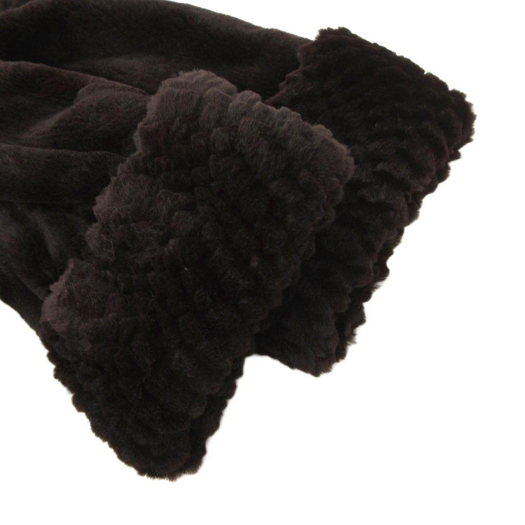 値下げEMBA 毛皮 シェアードミンク 黒 Mサイズ エンバ EMBA 毛皮コート シェアードミンクファー 長袖 ロング 総裏地