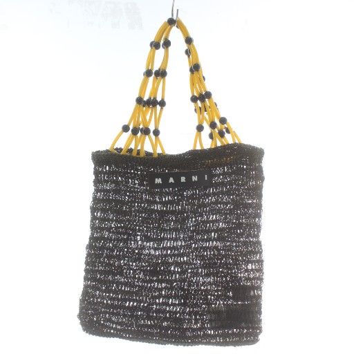 R anページ　MARNI かごバッグ 黒/黄色 R an様専用ページ MARNI かごバッグ 黒/黄色