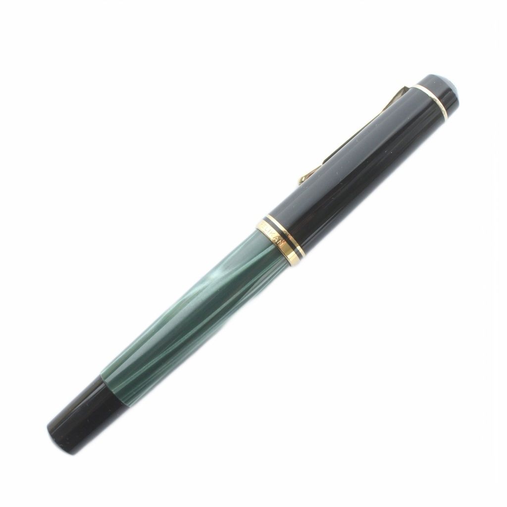 ペリカン PELIKAN GUNTHER WAGNER スーベーレン 万年筆 インク セット 文房具 筆記用具 ペン先12 C 500 ロゴ 緑 グリーン 黒 ブラック XZ GY 18