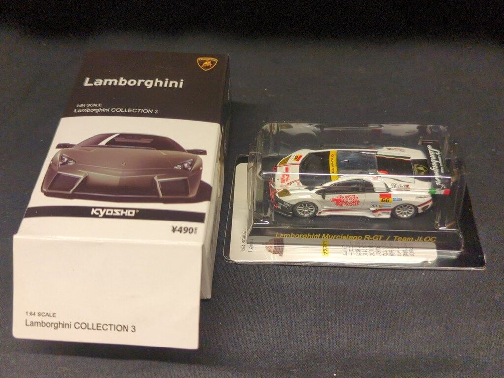 京商 1/64 ランボルギーニコレクション3 Murcielago R-GT Team JLOC