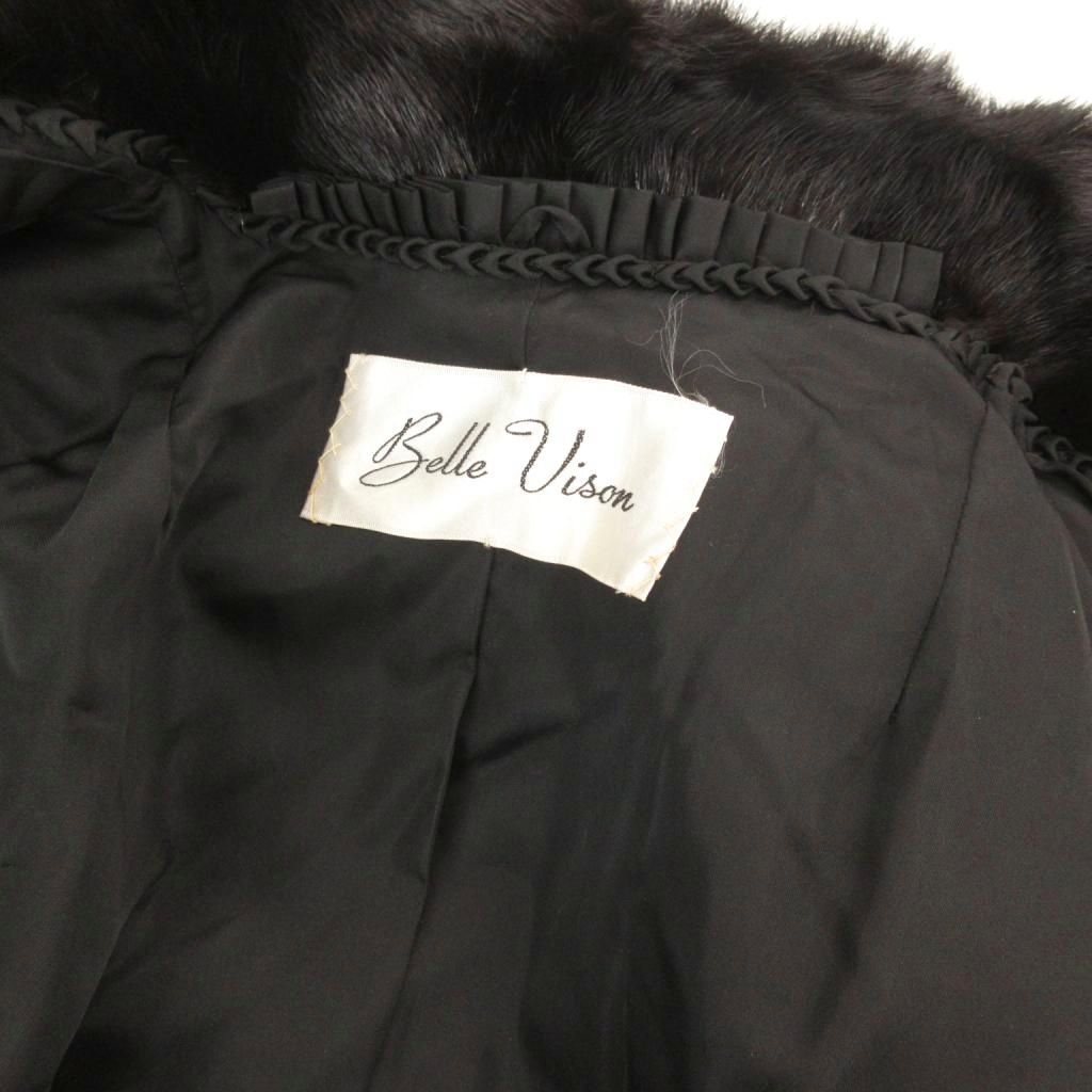 サガミンク SAGA MINK 銀サガ Belle Vison ファーコート 毛皮 ミンク
