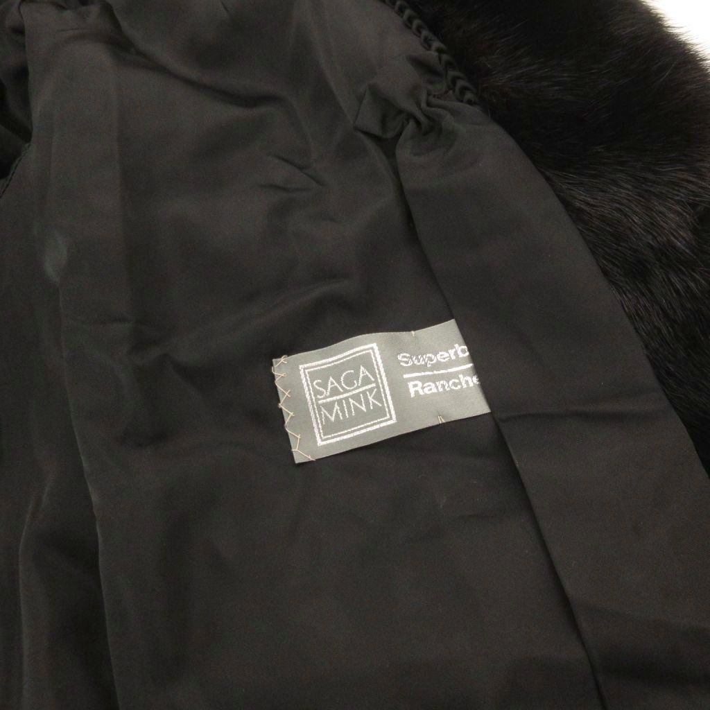 サガミンク SAGA MINK 銀サガ Belle Vison ファーコート 毛皮 ミンク