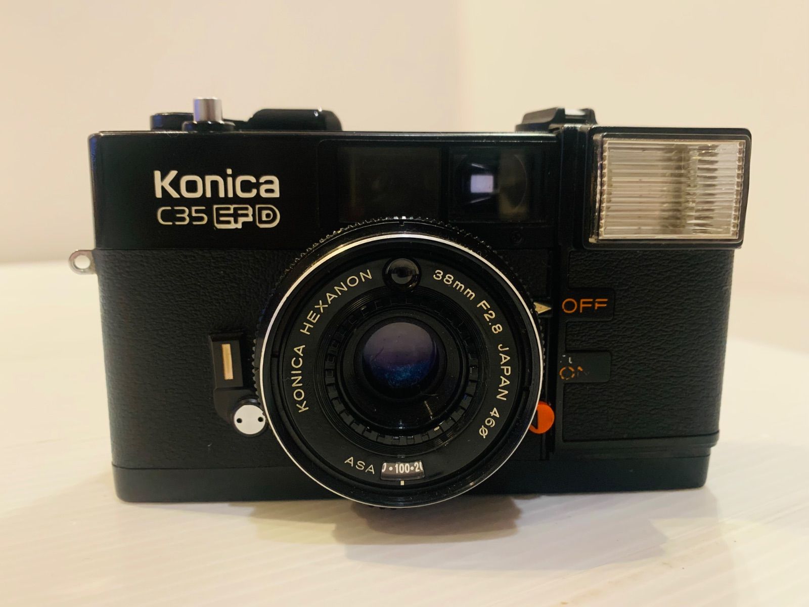 【動作確認済】 KONICA C35 EF D F1215-15ID p 動作確認済み】フィルムカメラ Konica C35 EFD - メルカリ