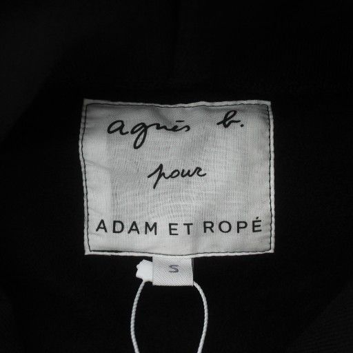 未使用　アニエスベー アダムエロペ　コラボ　ロゴフーディ　スウェット　トレーナー アニエスベー agnes b. アダムエロペ 20SS ロゴスウェットフーディー