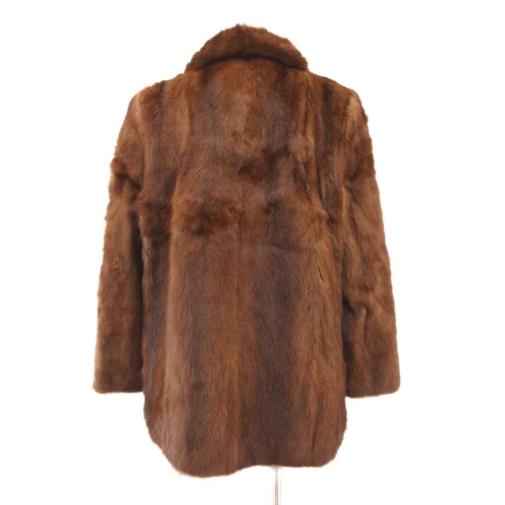 2.6万円からお値下げ◎サガミンク 丸栄 ミドル丈 ミンク ファーコート 11 サガミンク SAGA MINK 銀サガ ミンクファーコート 毛皮 ミドル丈