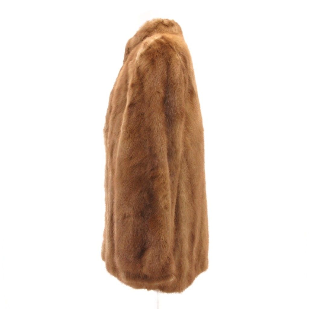 SAGA MINK 銀サガ　ベージュ ファーコート サガミンク SAGA MINK 銀サガ ミンクファーコート 毛皮 ミドル丈