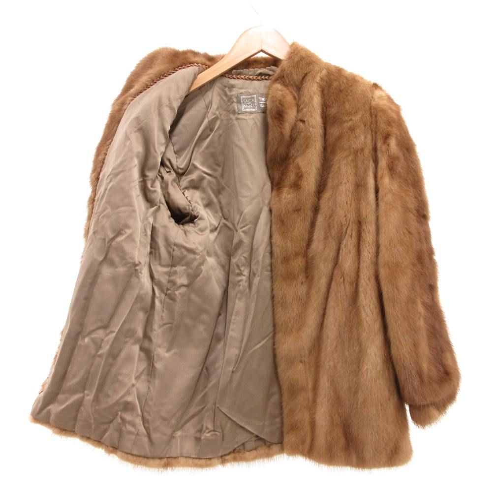 SAGAMINK サガミンク ミンク ファーコート ミドル丈 サイズ13 未使用品 サガミンク SAGA MINK ROYAL 金サガ タグ付き ファーコート