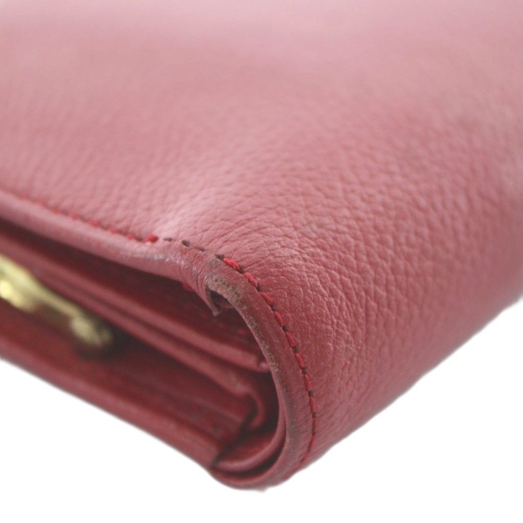 イヴサンローラン YVES SAINT LAURENT 財布 二つ折り がま口 レザー