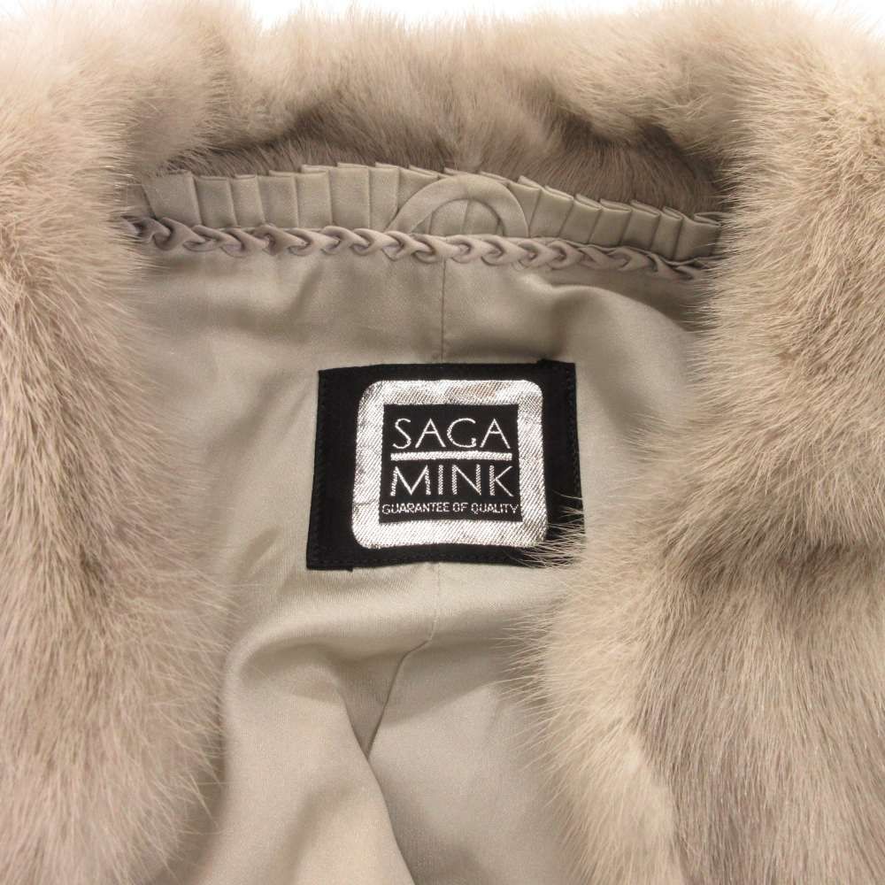 最終お値下げ◎サガミンク 銀サガ サファイアミンク ファーコート サガミンク SAGA MINK 銀サガ ファーコート サファイアミンク 毛皮