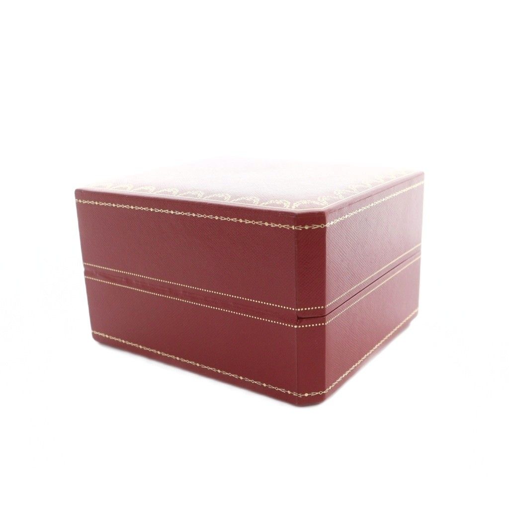 カルティエ Cartier 腕時計用 ケースのみ 収納 ロゴ レザー 赤 レッド