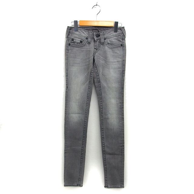 メンズ TRUE RELIGION グレー ストレートデニム 正規品