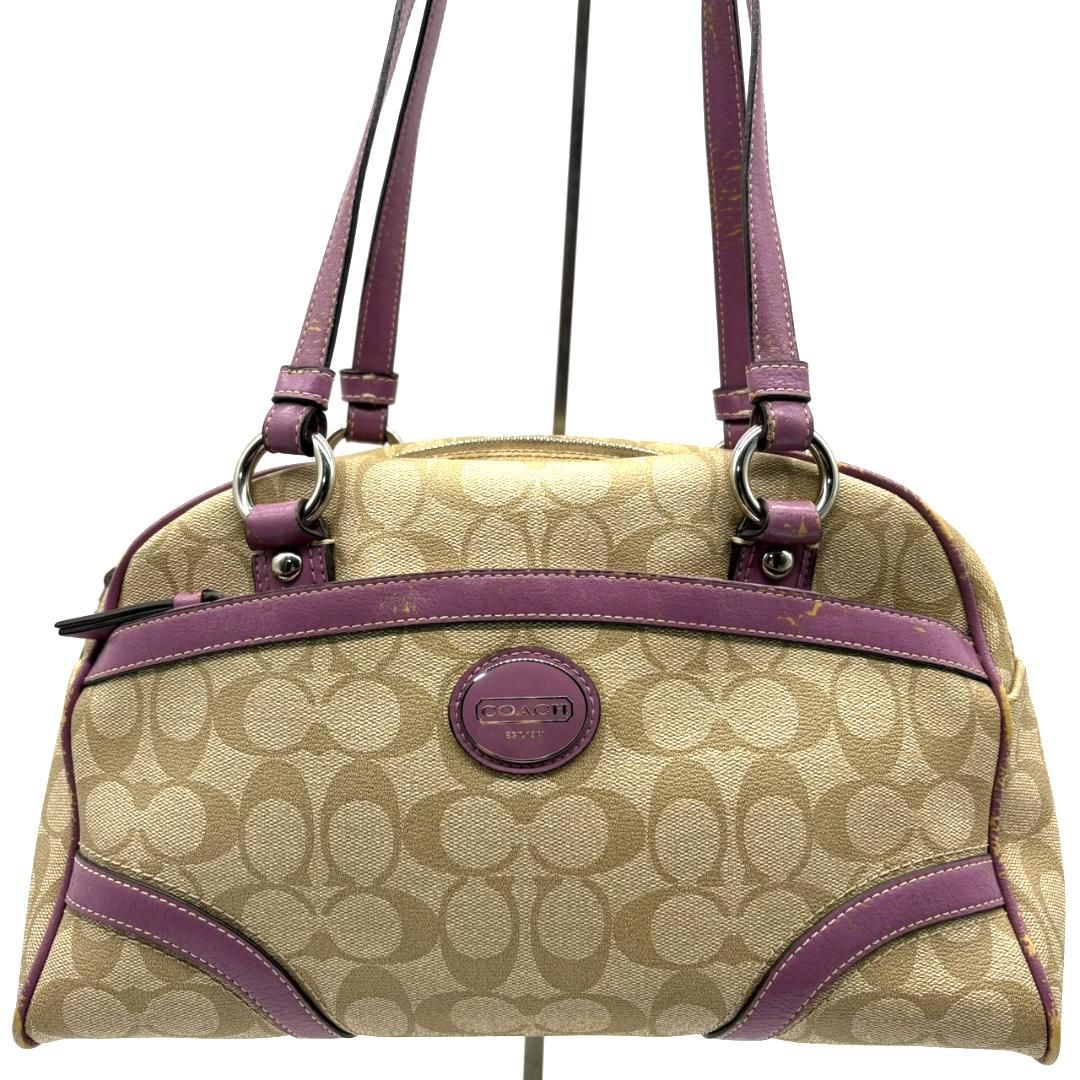 コーチ COACH トートバッグ ミニボストンバッグ シグネチャー PVC