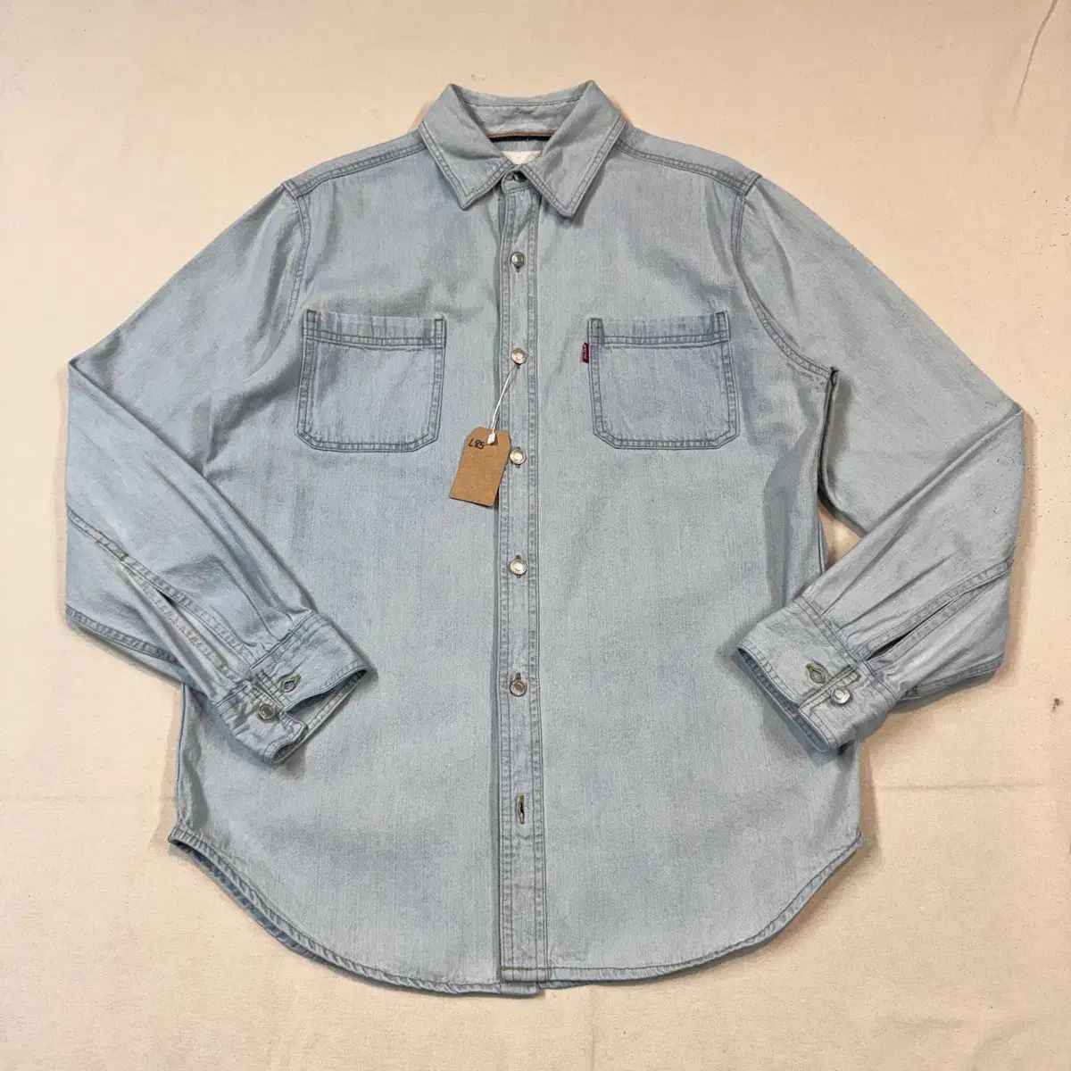 M リーバイス ツーポケット ウォーク デニム シャツ ジャケット Tボタン タイプ L 85