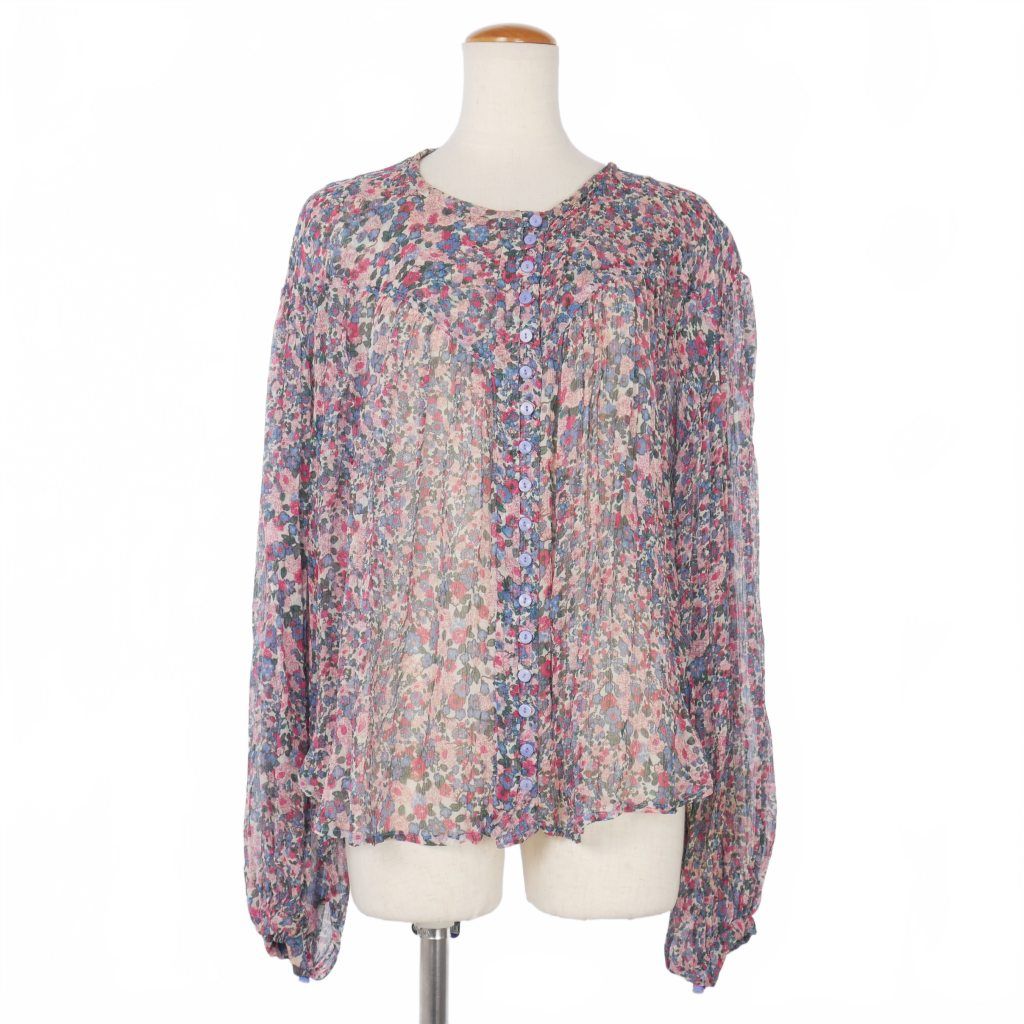 イザベルマラン ISABEL MARANT ORIONEA SHIRT フラワープリント シアー