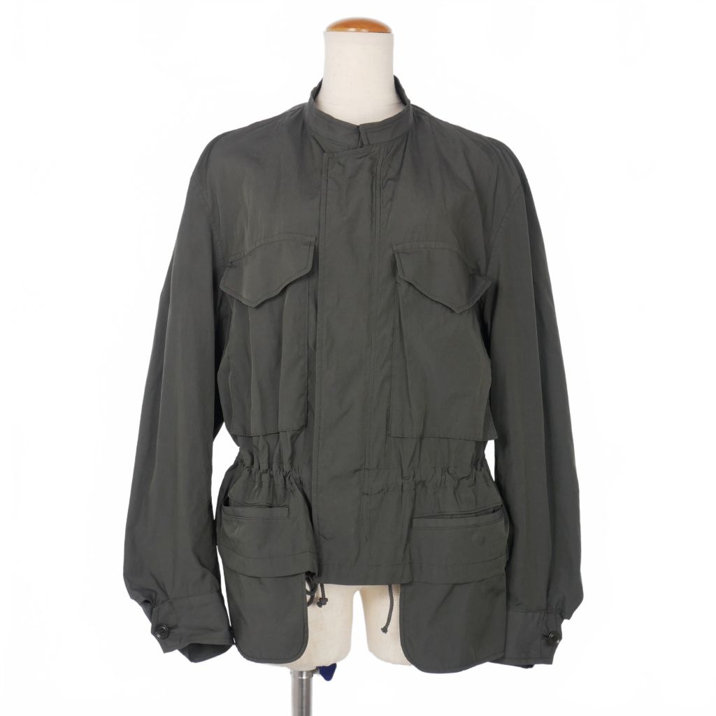 ワイズ Y s ヨウジヤマモト 24 SS ツイル ショートブルゾン ジャケット 1 チャコール YR-Y 20-026