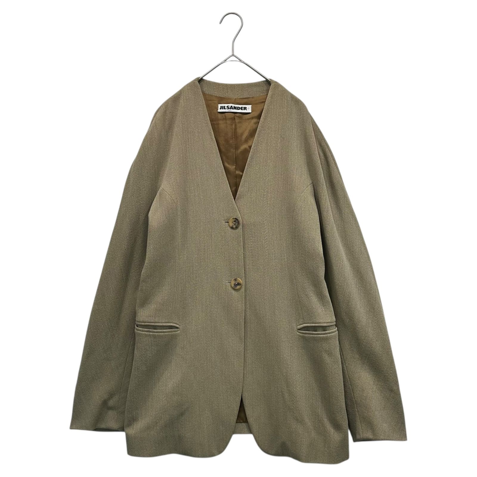 JIL SANDER +(ジルサンダー プラス) No-collar Jacket ノーカラー
