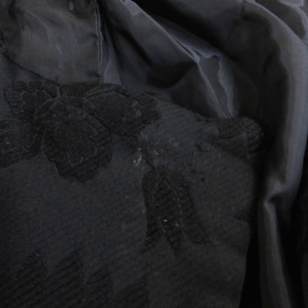 【中古】コムデギャルソンコムデギャルソン AD2023 デザインジャケット ブレザー フリル シャドーフラワー柄 S RL-J020 コムデギャルソンコムデギャルソン COMME des GARCONS COMME des