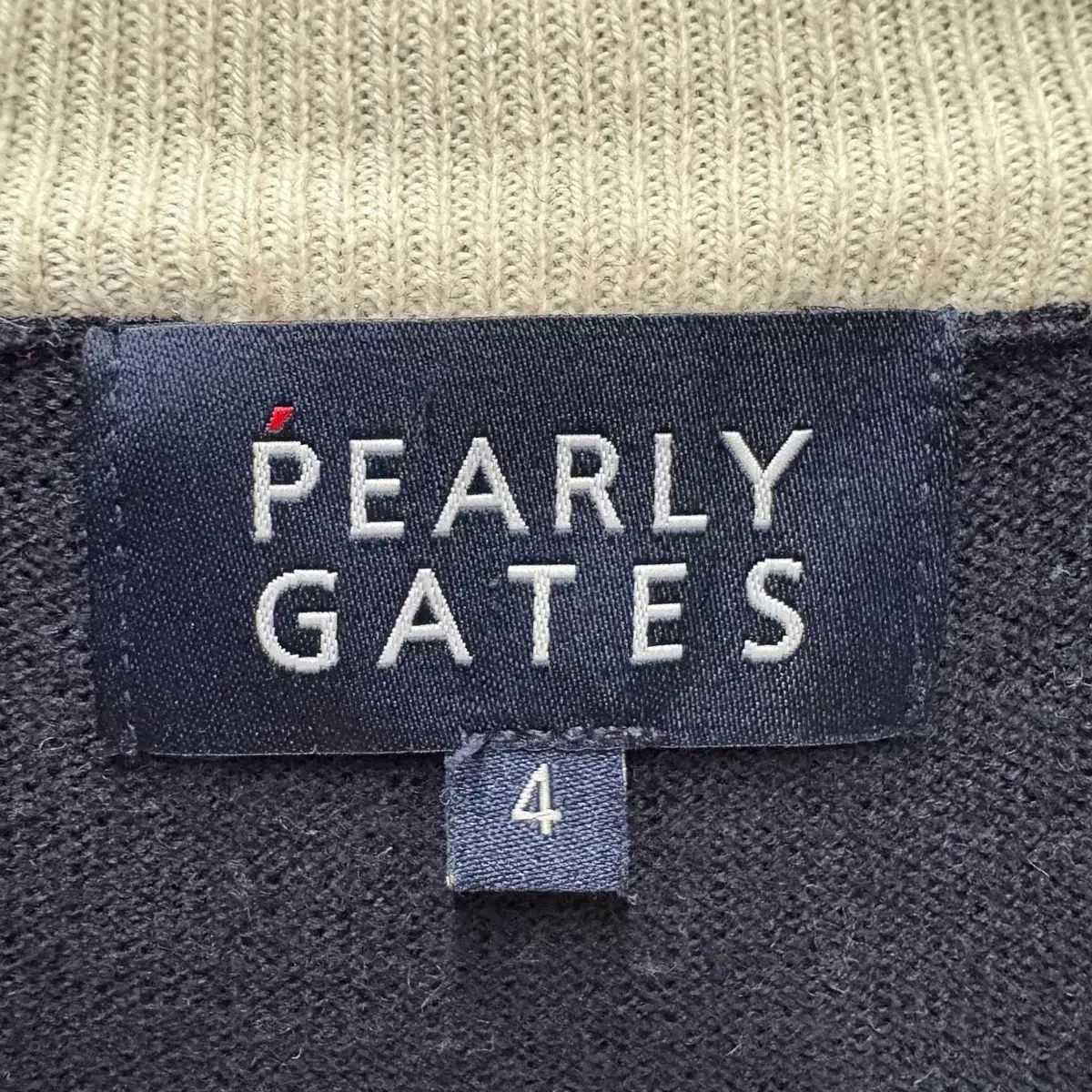 PEARLY GATES ゴルフ ハーフジップ ニット サイズ 4 - メルカリ