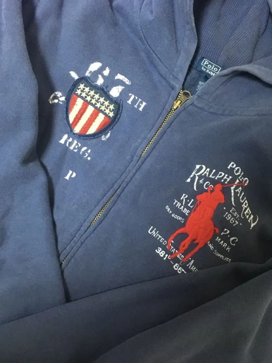 ポロ ビックポニー 聖水期 チーフキーフ フードジップアップ L