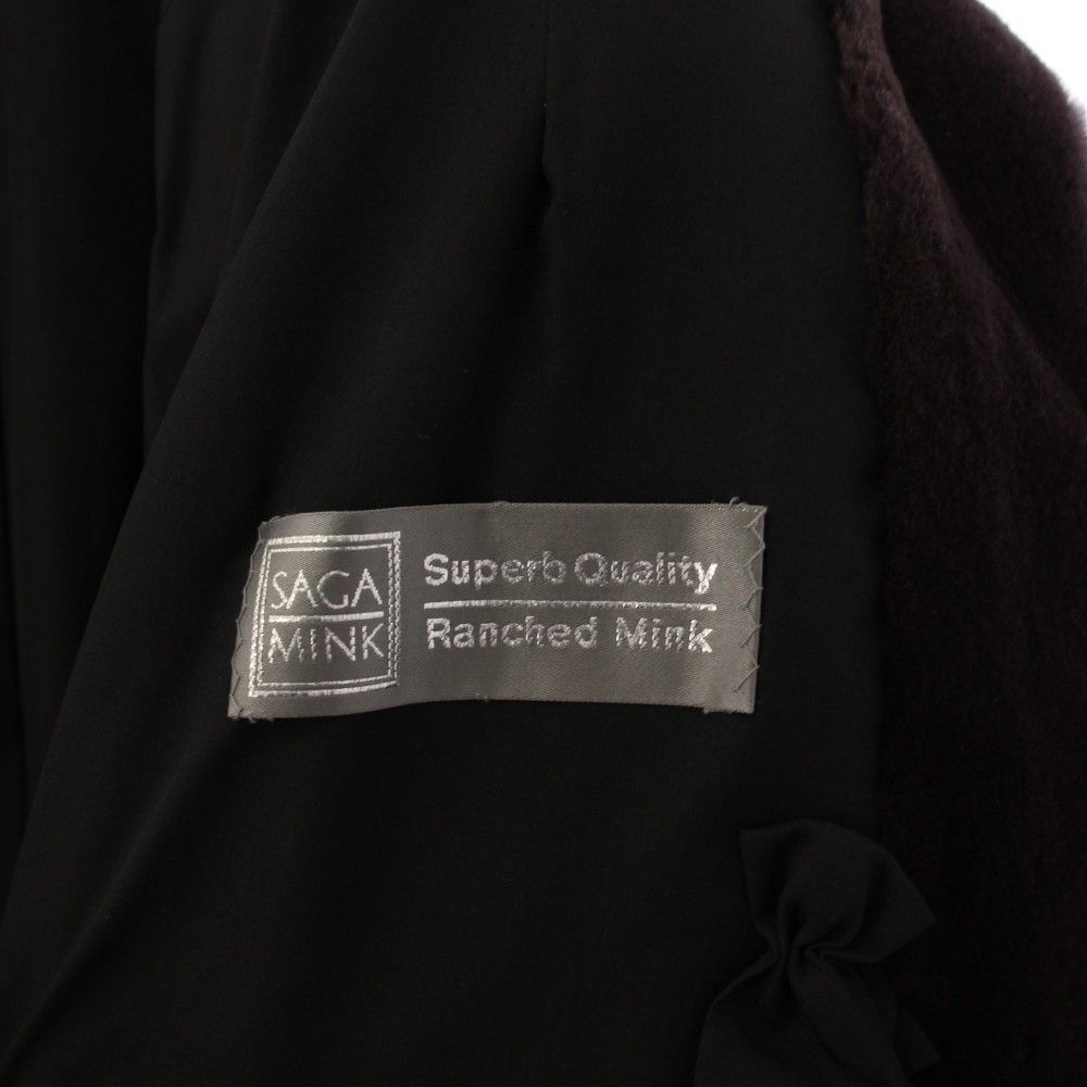 サガミンク SAGA MINK 銀サガ シェアードミンクファーコート 毛皮