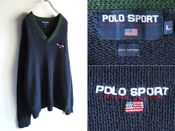 希少 90sビンテージ POLO SPORT RALPH LAUREN ポロスポーツ ラルフ